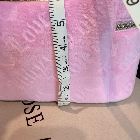 NWT Juicy Couture Pink and Gold Travel Cosmetic Bag - Picture 7 of 8